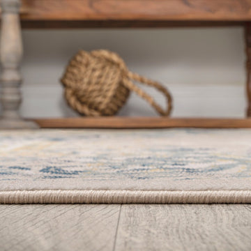 Rosalia Cottage Medallion Area Rug